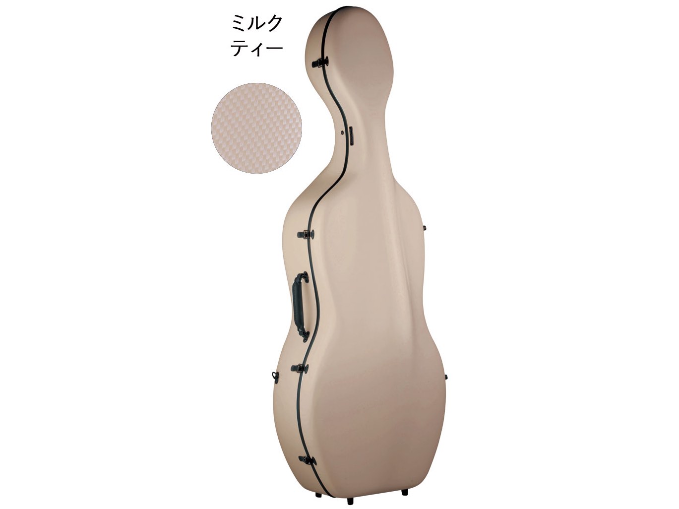 Carbon Mac ( カーボンマック ) CFC-3 チェロケース ミルクティー MLT ハードケース 4/4 リュック カーボンファイバー cello cases ベージュ 系　北海道 沖縄 離島 代引き 同梱不可