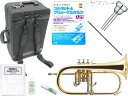 J Michael Jマイケル FG-500 フリューゲルホルン ラッカー ゴールド 管楽器 本体 B♭ Flugelhorn ヤマハマウスピース セット A ...