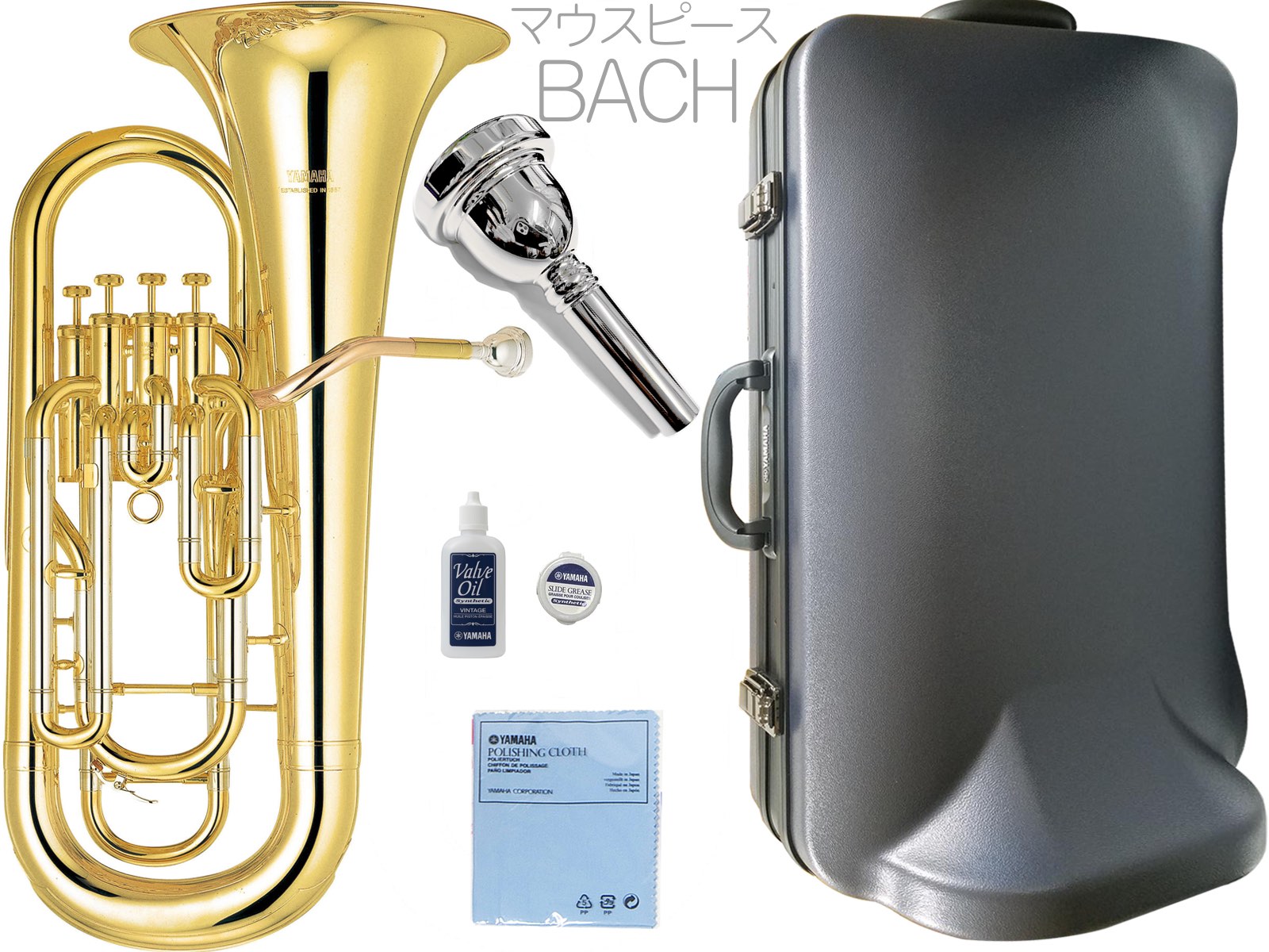 YAMAHA ( ヤマハ ) YEP-321 ユーフォニアム ラッカー 4ピストン ゴールド イエローブラス 日本製 管楽器 Euphonium g…