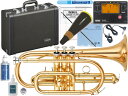 YAMAHA ( ヤマハ ) YCR-4330GII コルネット ラッカー ゴールドブラス ショート 管楽器 B♭ YCR-4330G-2 Cornet GOLD セット B　北海道 沖縄 離島不可 その1