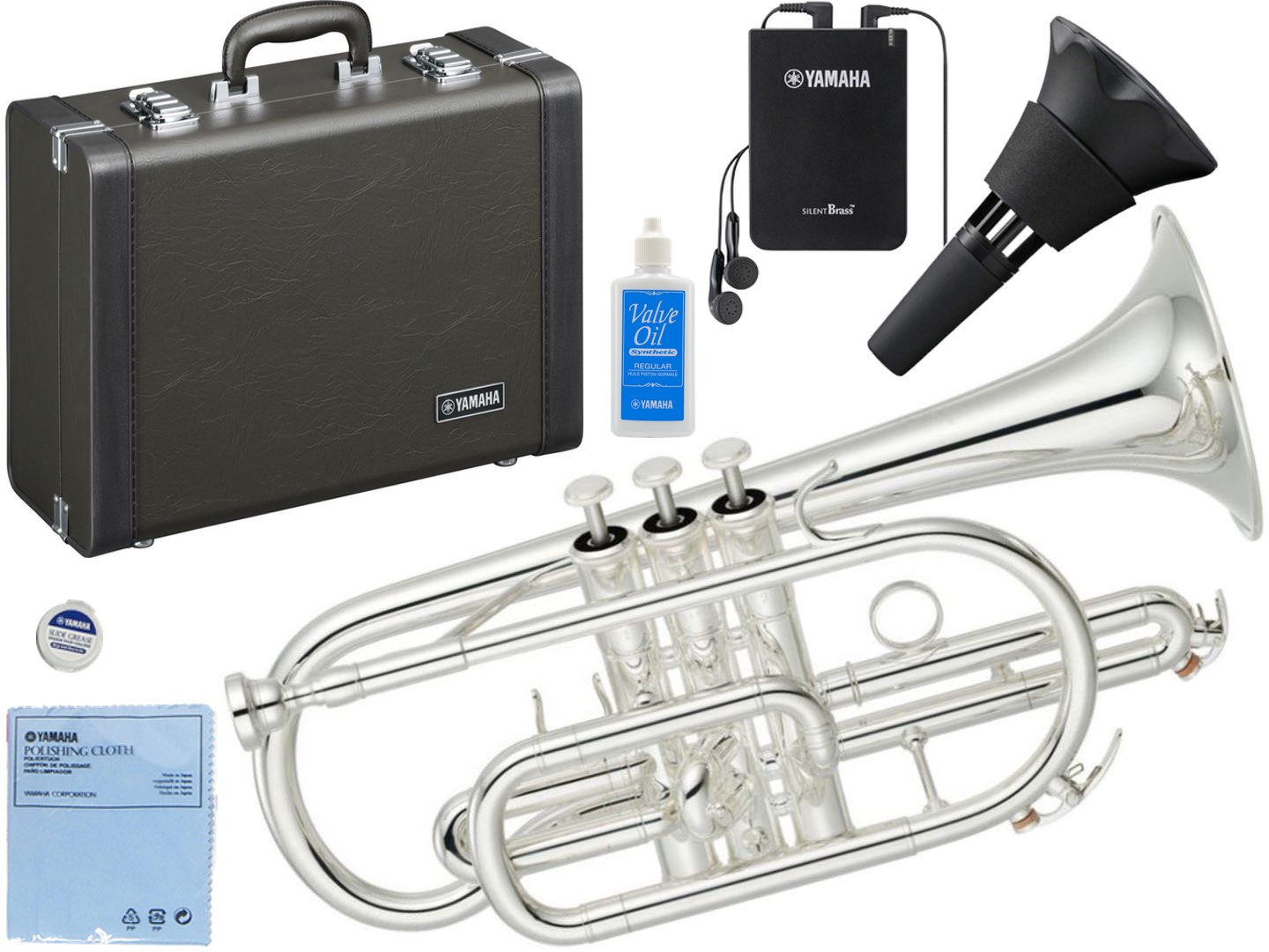 YAMAHA ( ヤマハ ) YCR-4330GSII コルネット 銀メッキ ゴールドブラス ショート 管楽器 B♭ YCR-4330GS-2 Cornet SB7X…