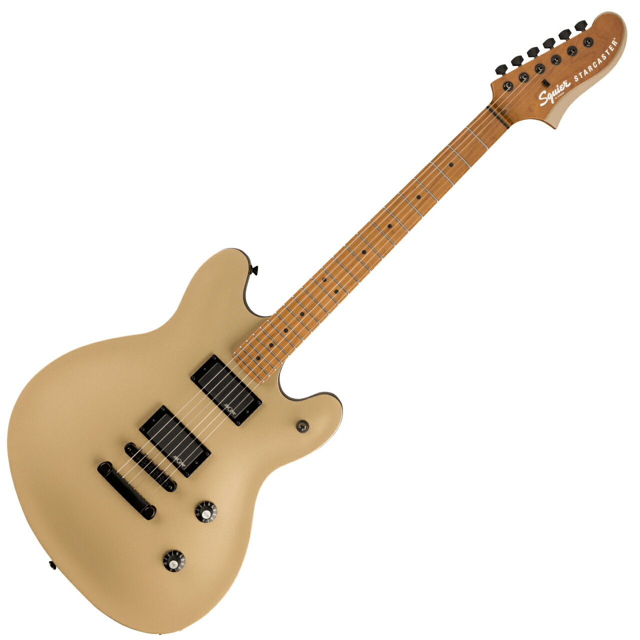 SQUIER ( スクワイヤー ) Contemporary Active Starcaster Shoreline Gold セミアコ スターキャスター エレキギター