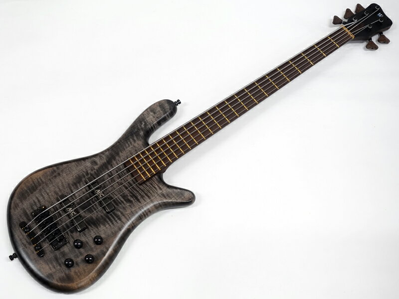 Warwick ( ワーウィック ) Customshop Basic Streamer LX 5st Transparent Satin Nirvana Black ドイツ製 カスタムショップ ベーシック ストリーマー 5弦ベース