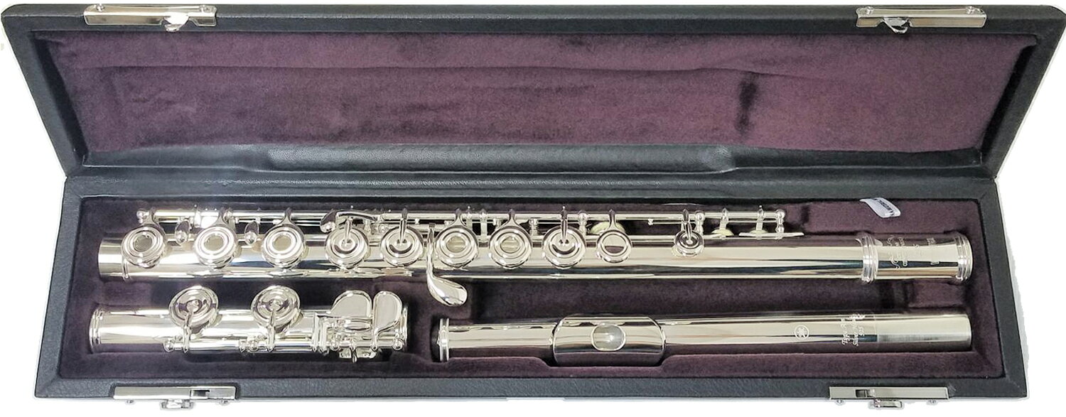 YAMAHA ヤマハ YFL-587 インライン リングキイ フルート フィネス C管 頭部管 銀製...