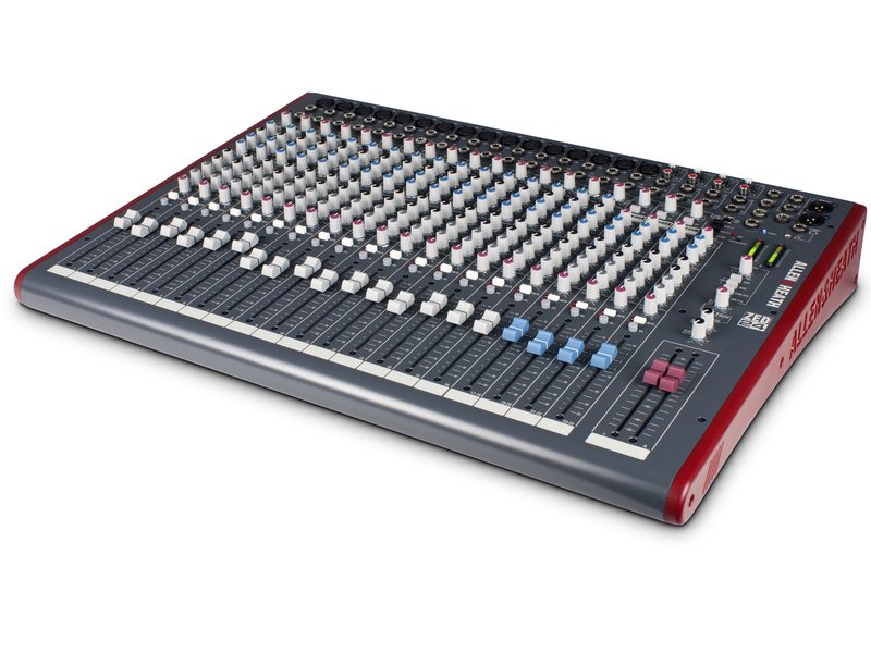 《 アナログミキサー 》 ◆ ALLEN&amp;HEATH&nbsp; ( アレン アンド ヒース )　ZED24 ◆ 24chアナログミキサー (マイク入力16ch)［ 商品説明 ］ ◆ ZEDシリーズ : ZED-24 ZED-24は、このクラスとしては比類ない高度な機能を持っています。独立した23系統の入力に10系統の出力、4系統AUXセンド、手軽なステレオ・レコーディングを可能にするUSBオーディオ入出力、プレイバック、ユニークなデュアル・ステレオ入力など、非常に高度なモニタリング機能を特長としています。ZED-24は、この値段では考えられないほど様々な能力を詰め込んだ一台です。 ■主な特徴 ・モノラル・チャンネル16系統 ・ノイトリック製マイクXLR端子 ・ノイトリック製1/4インチ端子 ・チャンネル・インサート ・広範囲なゲイン幅を誇るDuoPreマイク／ライン入力 ・MusiQ採用の3バンド・イコライザー ・AUX4系統 ・ミュート・インジケーター ・ステレオ音像のパン ・PFL/ピーク・インジケーター ・アルプス製100mmフェーダー ・2バンドEQ付ステレオ・チャンネル4系統、音源追加用入力 ・ステレオ・リターン＆プレイバック ・全チャンネルにレベル・コントロール ・12セグメント棒グラフ・メーター ・AUX1/2でモノ／ステレオ切替 ・モニター出力セクション ・ステレオ出力ソースの追加 ・使い勝手の良いUSBステレオ・オーディオ入出力 ・オプションのラックマウント・アダプターを使用して11Uのスペースにラックマウント可 ■寸法（W&times;H&times;D）：645&times;98&times;465mm（突起部含まず） ■質量：約10.5kg ◆USBオーディオ オーディオ・データをコンピュータ上で扱うことは、ライブ・サウンド／ミュージック・プロダクションではもはや常識。ZEDシリーズのミキサーでは、これをフレキシブルで簡単に行うことができます。コンピュータの背面にあるサウンド・カードの入力端子にやっと接続したと思ったら、レベルがおかしいとかノイズがひどいとか&hellip;そんな体験はもう過去のことです。ZEDならUSB接続し、ミキサー上でUSBルーティングを選択、コンピュータ側でデバイスを選択するだけです。また、コンピュータ上のオーディオ・アプリケーションやDAWにあるエフェクト・プラグインを簡単に活用することもできます。 Send options: 1) Main Mix Left + Right (Post-fade) 2) Main Mix Left + Right (Pre-Fade) 3) Auxes 1-2 4) Auxes 3-4 Return Options: 1) To Stereo 3 channel ◆MusiQ ZED-24は、中域バンドが周波数可変の、レスポンスに優れた3バンドEQを搭載。イコライズするために最適化されたスロープ（Q）を設定したMusiQを使用しています。 ◆DuoPre ZEDシリーズにはすべてDuoPreプリアンプを採用。2 段設計で、各段ごとに入念にコントロールされたゲインが得られます。XLR入力端子からの信号を増幅する際のゲインは、69dBというワイドな幅ながら、そのコントロール域にわたって均等に配分されるので、信号レベルのコントロールが向上します。ほとんどのゲインは1段目から来るので、不要なノイズは最低限に抑制。ライン・レベルの信号は、ライン入力端子からプリアンプの2段目に接続。このため、ライン入力で高インピーダンスにマッチングさせる時に、ノイズを抑えられるという大きな利点があります。 ◆構造 大多数のミキサーの内部基盤は一枚で、そこにノブやスイッチが取り付けられています。しかしZEDシリーズでは、フロント・パネルに対してチャンネルごとに縦に基盤を配置し、各ノブをフロント・パネルにメタル製のナットで止めています。このような構造をとることで、より造りが強固となり、長年の使用にも耐えることができるのです。 ■ZED Mid (2-Bus) 4AUX 24chアナログミキサー ■22フェーダー(100mm) 16モノ入力(XLR,インサート用TRS付) 3ST入力(TRS) ST RTN(TRS) 2TRK RTN(TRS) 4AUX出力（TRS:2pre,2post） Rec用出力(RCA) ALT出力(RCA) Main mix ST出力(XLR,インサート用TRS付)+モノ出力(TRS) ヘッドフォン出力(TRS+3.5mmミニ) 48Vファンタム電源搭載 USB1.1オーディオインターフェス(USB-B: 2IN 2OUT) 寸法（W&times;H&times;D）：645&times;98&times;465mm（突起部含まず） 質量：約10.5kg