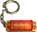 【メール便出荷品】 HOHNER ( ホーナー ) レッド ミニハープ ハーモニカ キーホルダー 4穴 1オクターブ ブルースハープ型 アクセサリー 4hole harmonica RED 　北海道 沖縄 離島不可