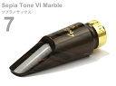 Gottsu ( ゴッツ ) 7 セピアトーンVI マーブル ソプラノサックス マウスピース ラバー soprano saxophone Mouthpiece Sepia Tone VI Marble　北海道 沖縄 離島不可 日本製 Original Hand Crafted