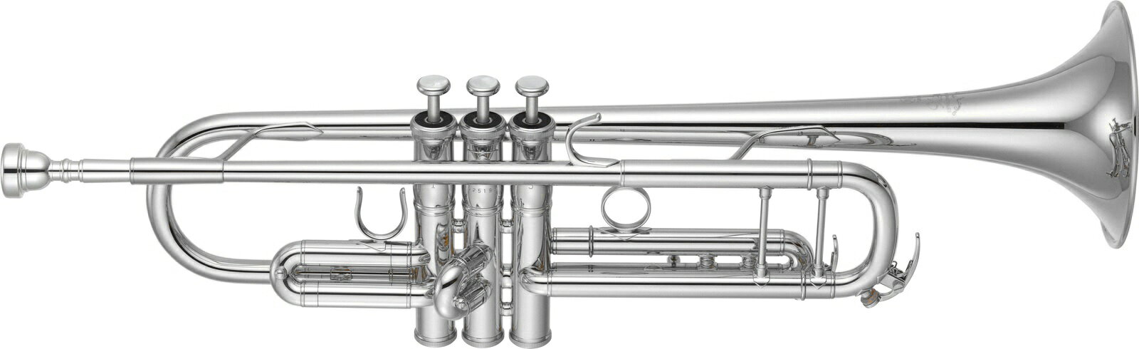 ワタナベ楽器 楽天SHOPのYAMAHA ヤマハ 5年保証対象 YTR-8335S トランペット Xeno ゼノ 銀メッキ カスタム B♭ Trumpets custom セットC　以下対応不可 北海道 沖縄 離島 代引き｜アングル3