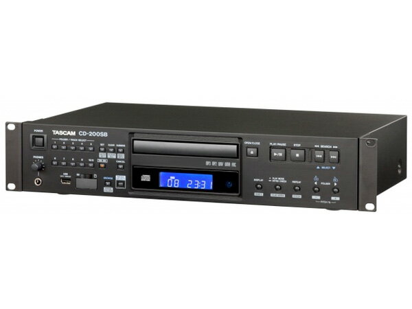 TASCAM ( タスカム ) CD-200SB ◆ CDプレーヤー ・SD/SDHCカード・USBメモリー対応 ［ 送料無料 ］