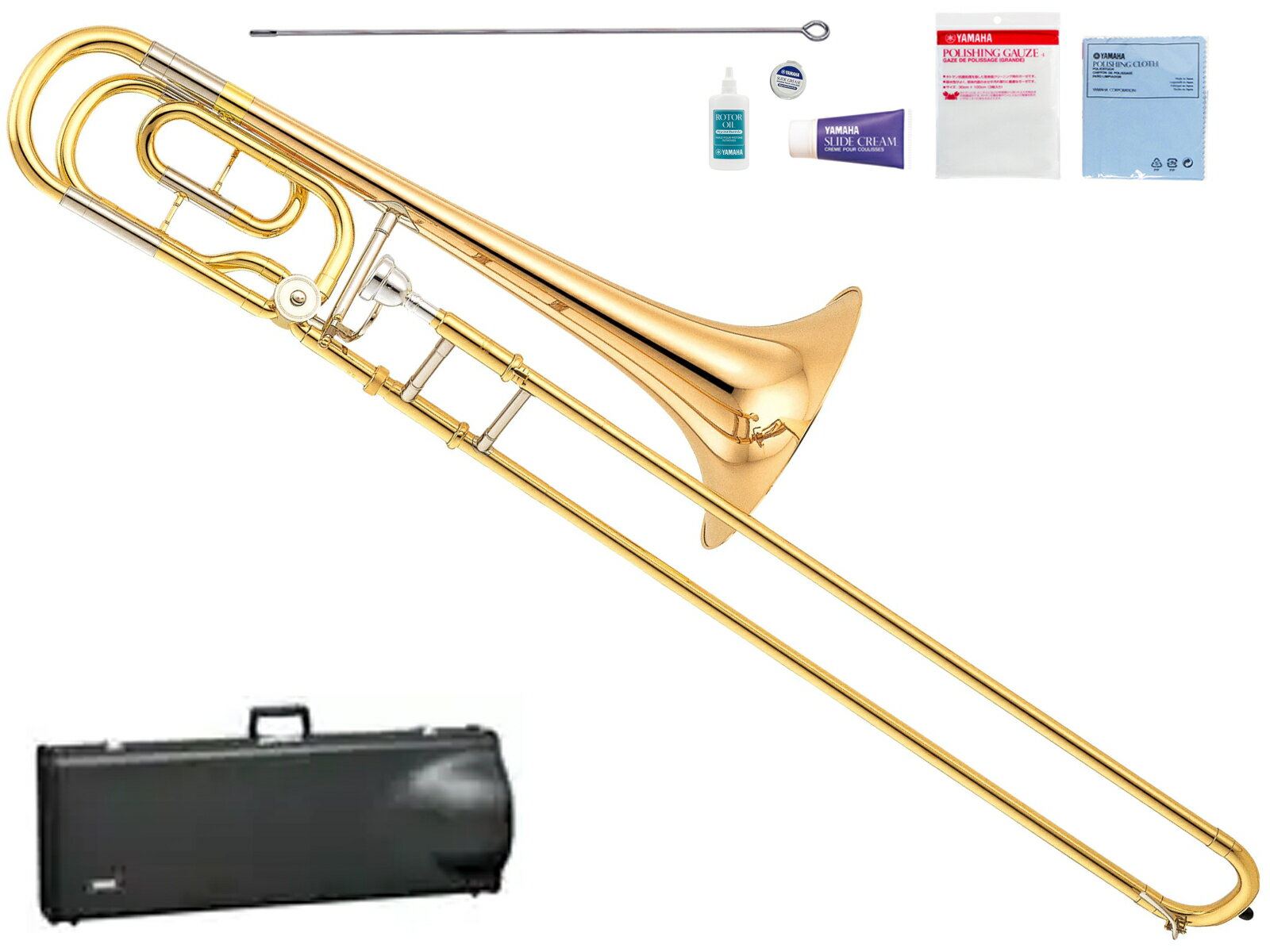 YAMAHA ヤマハ YBL-421G バストロンボーン ゴールドブラスベル 太管 シングルロータリー 日本製 Bass Trombone　北海道 沖縄 離島不可