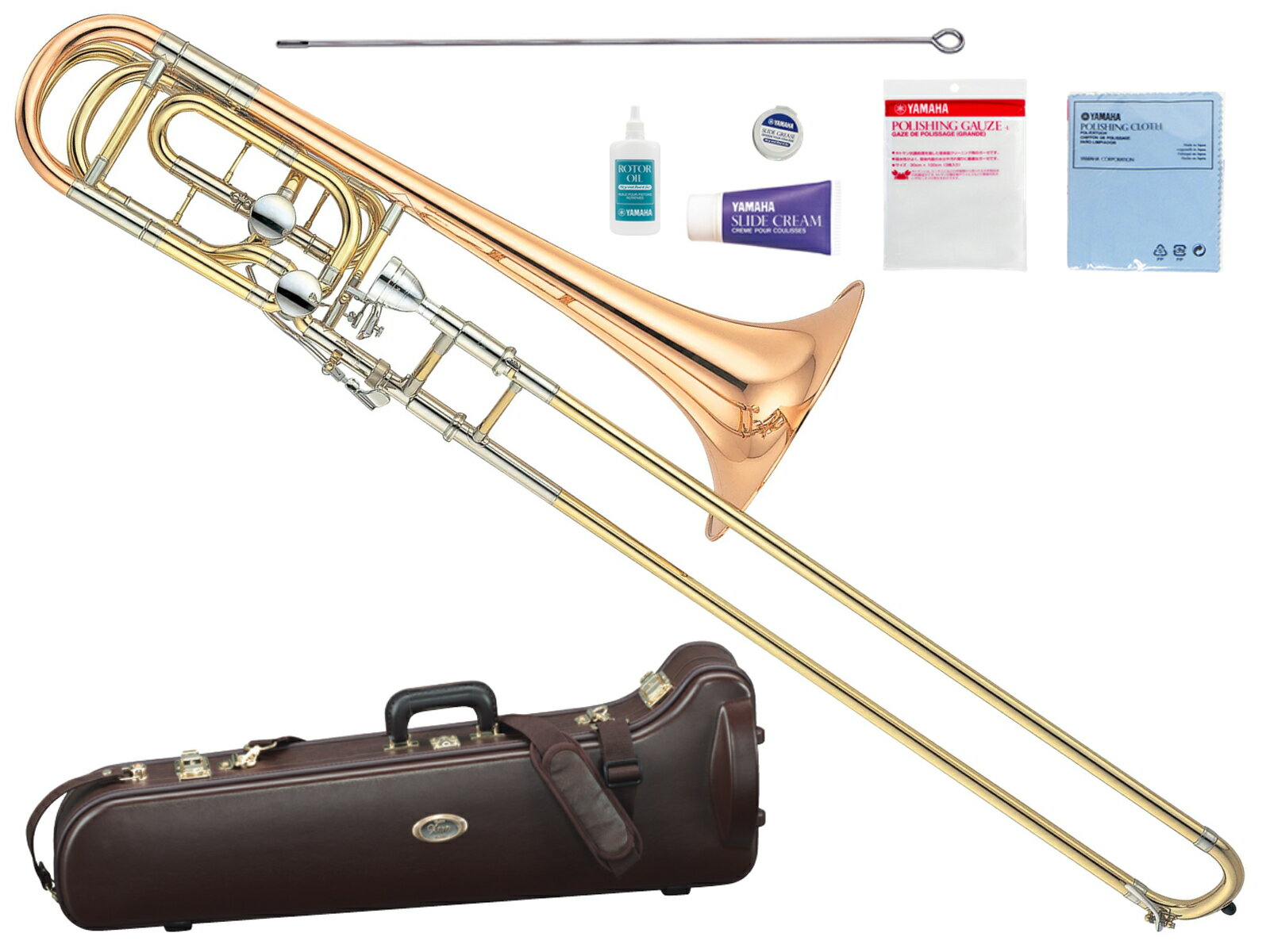 YAMAHA ヤマハ YBL-822G バストロンボーン ゴールドブラスベル 太管 ダブルロータリー 日本製 カスタム Xeno Bass Trombone　北海道 沖縄 離島不可