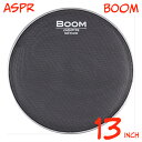 aspr アサプラ BOOM BMBK13 ブラック 13インチ用 メッシュヘッド【BMBK13】 ドラム ヘッド メッシュ メッシュヘッド