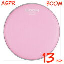 aspr アサプラ BOOM BMPK13 ピンク色 13インチ用 メッシュヘッド【BMPK13】【在庫有り 】 ドラム ヘッド メッシュ メッシュヘッド