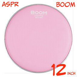 aspr ( アサプラ ) BOOM BMPK12 ピンク色 12インチ用 メッシュヘッド【BMPK12】【在庫有り 】 ドラム ヘッド メッシュ メッシュヘッド