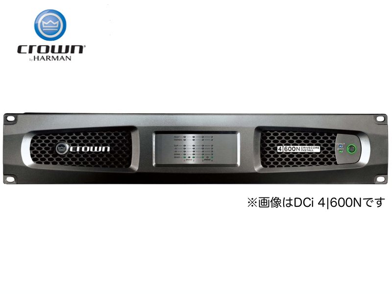 CROWN /AMCRON ( クラウン /アムクロン ) DCi 4|2400N ◆ パワーアンプ ネットワーク BLU link 対応モデル ・4チャンネルモデル【5月7日時点、在庫あり 代金引換 不可 】 ［ DCi Series Network ］