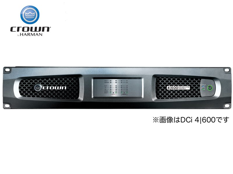 CROWN /AMCRON クラウン /アムクロン DCi 4|600 ◆ パワーアンプ ・4チャンネルモデル ・600W×4（4Ω）、600W×4（8Ω）…