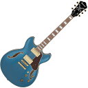 Ibanez アイバニーズ AS73G PBM セミアコ エレキギター Prussian Blue Metallic HOLLOW BODY SPOT生産モデル