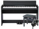KORG コルグ LP-380U BK 高低自在椅子セット