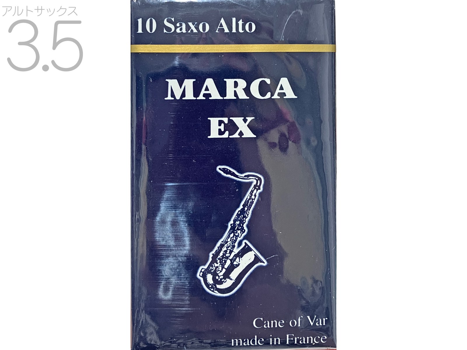 【メール便出荷品】 MARCA マーカ エクセル アルトサックス 3-1/2 リード 10枚 3半...
