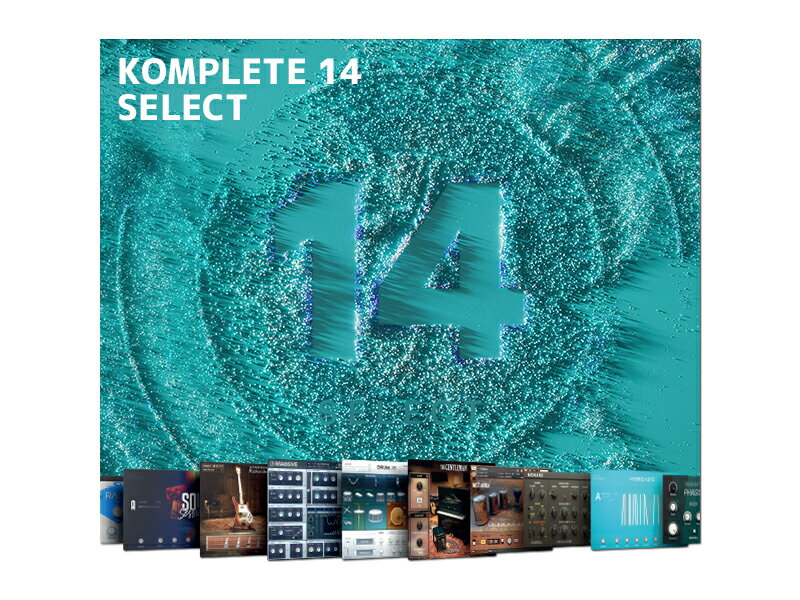 Native Instruments ( ネイティブインストゥルメンツ ) KOMPLETE 14 SELECT (ダウンロードコード）