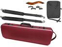 Carbon Mac ( カーボンマック ) CFV-1S サテン バイオリン ワインレッド ハードケース 4/4 violin case wine red S-WRD セット F　北海..