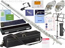 YAMAHA ヤマハ YFL-587 インライン リングキイ フルート フィネス C管 頭部管 銀製 日本製 管楽器 Finesse flute Profess...