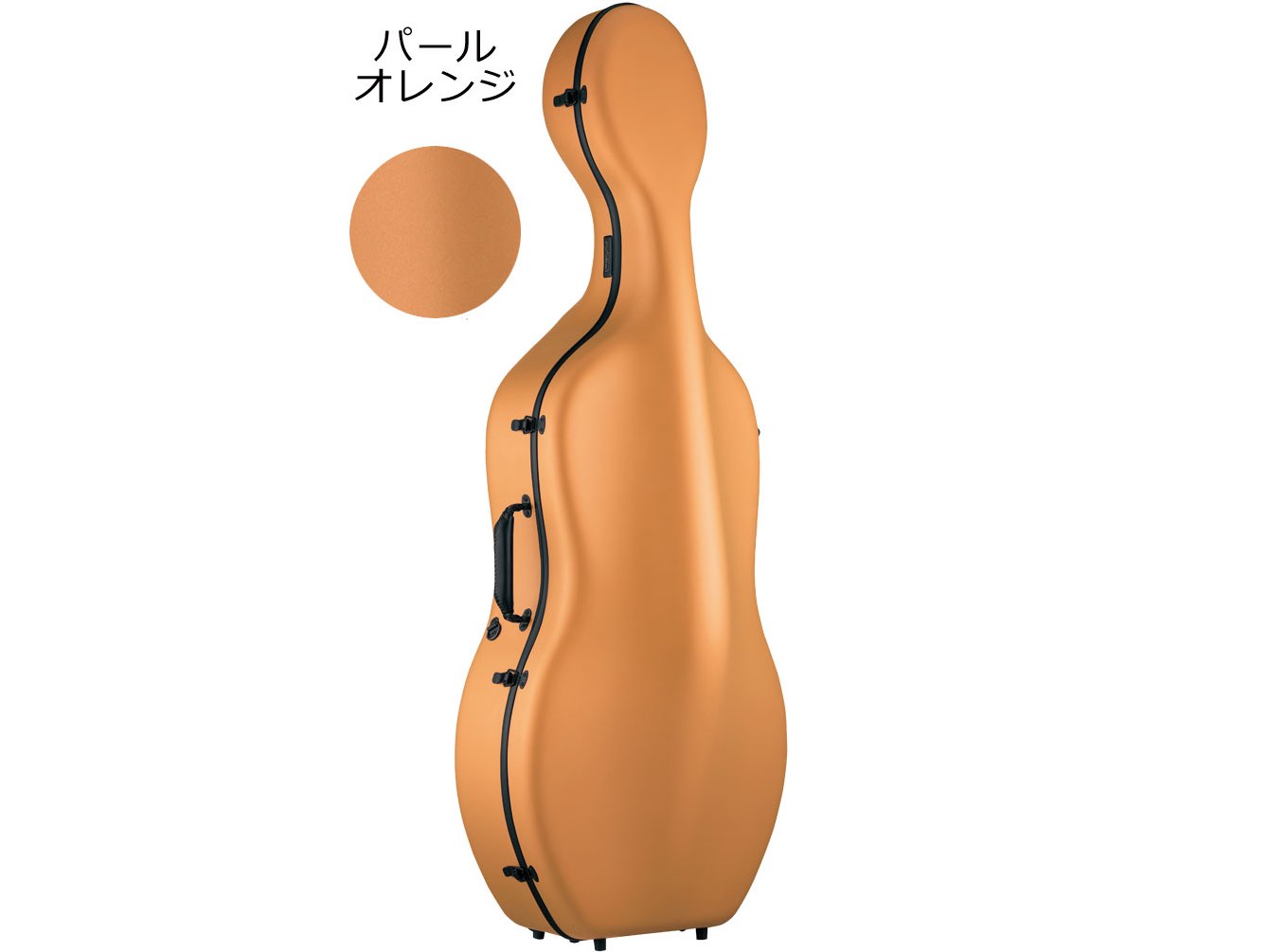 Carbon Mac ( カーボンマック ) CFC-2S サテン パールオレンジ チェロ ケース S-POR ハードケース cello cases satin perl orange　北海道 沖縄 離島 代引き 同梱不可