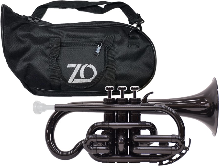 ZO ( ゼットオー ) コルネット CN-05 ブラック 調整品 新品 アウトレット プラスチック 管楽器 本体 cornet Black 楽器　北海道 沖縄 ..