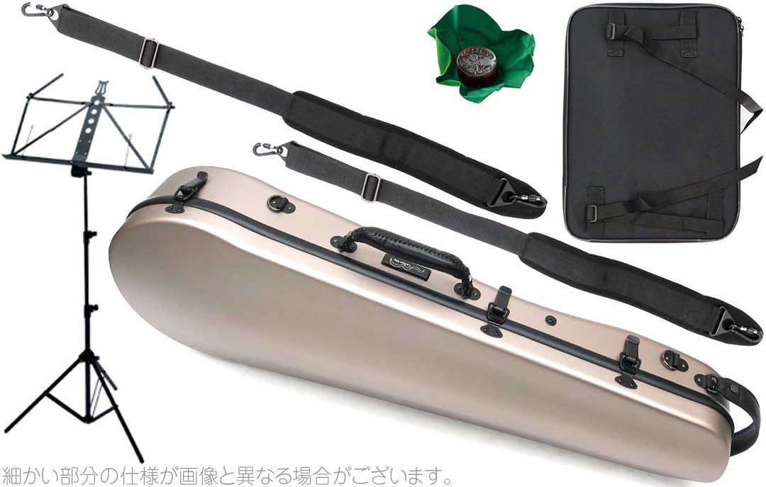 Carbon Mac カーボンマック CFA-2S サテン S-CPG ビオラ ハードケース シャンパンゴールド ケース champagne gold viola case セット G　北海道 沖縄 離島 同梱 代引不可