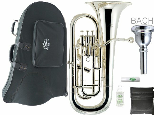 J Michael ( Jマイケル ) EU-1700S ユーフォニアム 新品 銀メッキ 4ピストン B♭ euphonium BACH マウスピース セット F　北海道 沖縄 離島 不可