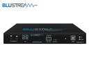 《 マルチキャストUHD トランスミッタ&nbsp; 》 ◆ Blustream ( ブルーストリーム ) IP200UHD-TX［ 商品説明 ］ ・1Gbpsネットワークスイッチを介してHDMI信号を低遅延で伝送 ・運用上システムサイズ制限なし ・LANケーブル1本でHDMI信号を最長100m伝送 ・4Kのビデオ解像度対応（3840x2160 @30Hz 4:4:4、4096x2160 @24Hz 4:4:4、4K @60Hz 4:2:0） ・HDMIオーディオフォーマットに対応（Dolby TrueHD、Dolby Digital Plus、DTS-HD Masterなど） ・ビデオ、オーディオ、IR、RS-232、USB/KVM 信号の個別ルーティング管理 ・PoE（Power over Ethernet）対応でネットワークスイッチからの電源供給に対応 ・HDCP 2.2準拠＆EDIDマネジメント機能搭載 ・アナログ2chオーディオエンベデッド＆ディエンベデッド機能 ・広範囲DC電圧入力対応（24-56V）※ACアダプタ別売 ・4つの運用モード &nbsp; - 台数無制限でのマトリックス伝送（1Gbps以上のネットワークスイッチが必要） &nbsp; - ビデオウォール表示（ネットワークスイッチ有無、共に可） &nbsp; - 1対1 HDMI延長（ネットワークスイッチ不要） &nbsp; - 1対多 HDMI延長（ネットワークスイッチ不要） BlustreamマルチキャストUHDは1Gbpsネットワークスイッチを介してHDMI信号を低遅延で伝送します。独自ロスレス圧縮技術の採用でHDMI、IR、RS-232、USB/KVM信号を1本のLANケーブルを使用して最大100M 伝送します。 既存のLANケーブルインフラストラクチャを使用することで4K解像度の映像を複数のディスプレイへ簡単に伝送します。マルチキャスト製品はLANネットワークへ接続できる環境であれば映像ソースを設置する場所を選ばないため、典型的なラックマウントベースのマトリックススイッチャーと違い全ての映像ソースを1カ所にまとめて設置する必要はありません。 Blustreamマルチキャスト製品は市場に存在する多くの映像機器メーカーTVやAVハードウェアにて検証し互換性を確保しています。 Blustreamマルチキャストデバイスは数千ものマルチキャストソースとディスプレイを数キロメートル離れた場所に設置された環境であってもネットワークインフラストラクチャー上であれば、他の伝送システムと違い制約なしで伝送が可能となります。 ◆利用用途 商業施設、空港、病院、学校、スポーツバーなどにおけるHDMI映像・音声の長距離伝送及びマトリックスシステムの構築 KVMエクステンダーとして、医療施設、倉庫、輸送管理センター、拡張型ワークステーションでのリモートアクセス コントロールルームなどにおけるマルチスクリーンの構築 大型イベント仮設施設におけるビデオウォール（最大9x9）型デジタルサイネージまたは、マトリックスシステムの構築 商用または住宅用映像伝送・制御システムへの組み込み 製品型番 IP200UHD-TX 入力端子 HDMI（タイプA）x 1 アナログ音声 3.5mmステレオジャック x 1 USBタイプB x 1 出力端子 RJ-45（PoE：IEEE802.3af） x 1 アナログ音声RCA（L/R）x 1 対応カラースペース RGB/ YUV HDCP 2.2/ 1.4 CEC 対応 対応フォーマット 4096x2160(24Hz) / 3840x2160 / 1920x1200 / 1920x1080 / 1680x1050 / 1440x900 / 1360x768 / 1280x1024 / 1024x768 / 2160p30 / 2160p24 / 1080p60 / 1080p50 / 1080i60 / 1080i50 / 720p60 / 720p50 映像ビットレート 4K最大 850Mbps、4K平均 350Mbps、1080p最大 500Mbps、1080p平均 250Mbps 音声チャンネル PCM 2ch、PCM 5.1ch、PCM 7.1ch、Dolby Digital、Dolby Digital Plus、Dolby Digital True-HD、DTS-HD Master Audio 制御 RS-232（3ピンターミナルブロック）x 1 IR受信用3.5mmジャック x 1 USBタイプB x 1 IR送信用3.5mmジャック x 1 ネットワーク 10/100/1000 Base-T 伝送距離 4K UHD@60の信号で最大100m 電源入力 PoE、または24〜56V DC（ACアダプター別売） 動作温度 0〜40℃ 保存温度 -20〜60℃ 動作湿度 10〜90% ※結露なきこと 本体寸法 190 x 114 x 25mm（突起物含まず） 本体重量 約600g 同梱物 IP200UHD-TX本体 x 1、IR受信ケーブル x 1、IR送信ケーブル x 1、3ピンターミナルブロック x 1、取付用金具（ネジ付き） x 2、本体用ゴム脚 x 4 製品保証 ご購入日より3年間 適合認証 FCC Class B/ CE/ RoHS ※ HDMI、HDMI ロゴ、およびHigh-Definition Multimedia Interface は、HDMI Licensing LLC の商標または登録商標です。 ※本機はドルビー（*1）デジタルサラウンド、DTS（*2）デジタルサラウンドシステムを搭載しています。 ※ 仕様は改良の為、予告なく変更する場合がございます。　