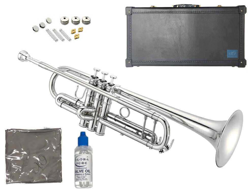 XO ( エックスオー ) 1602GBS トランペット 銀メッキ シルバー ゴールドブラス 管楽器 B♭ Trumpet silver　北海道 沖縄 離島不可