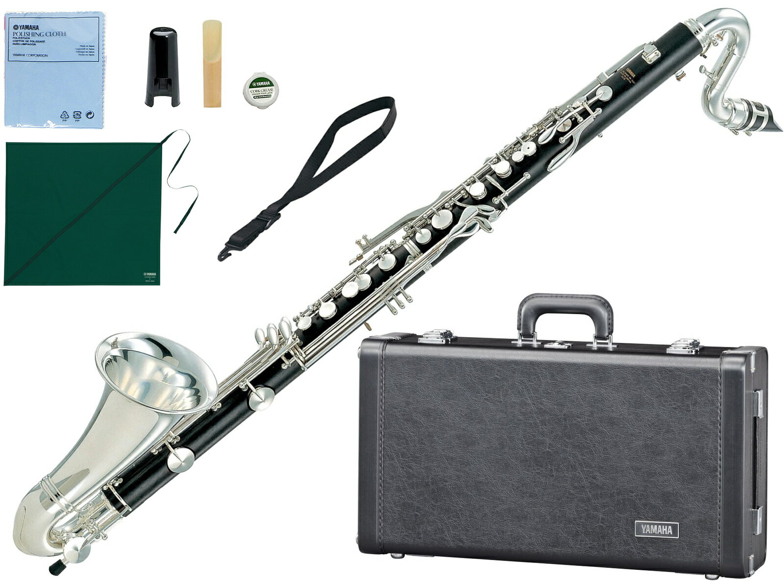 YAMAHA ヤマハ 先請求 YCL-621II バスクラリネット 管体 グラナディラ Low E♭ キイ Bass Clarinet YCL-6212 YCL...
