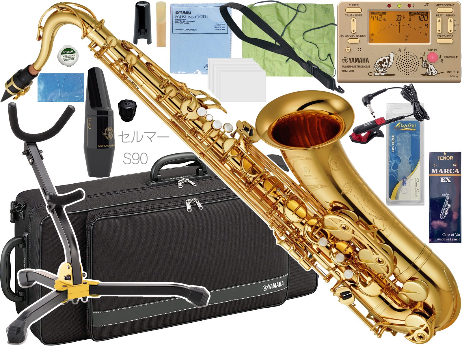 YAMAHA ( ヤマハ ) YTS-480 テナーサックス ラッカー 管楽器 tenor saxophone gold セルマー S90 マウスピース セット I 北海道 沖縄 離島不可