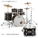 Pearl パール DECADE MAPLE ディケイドメイプル ドラムセット DMP825S/CN #262 Satin Black Burst 【DMP82...