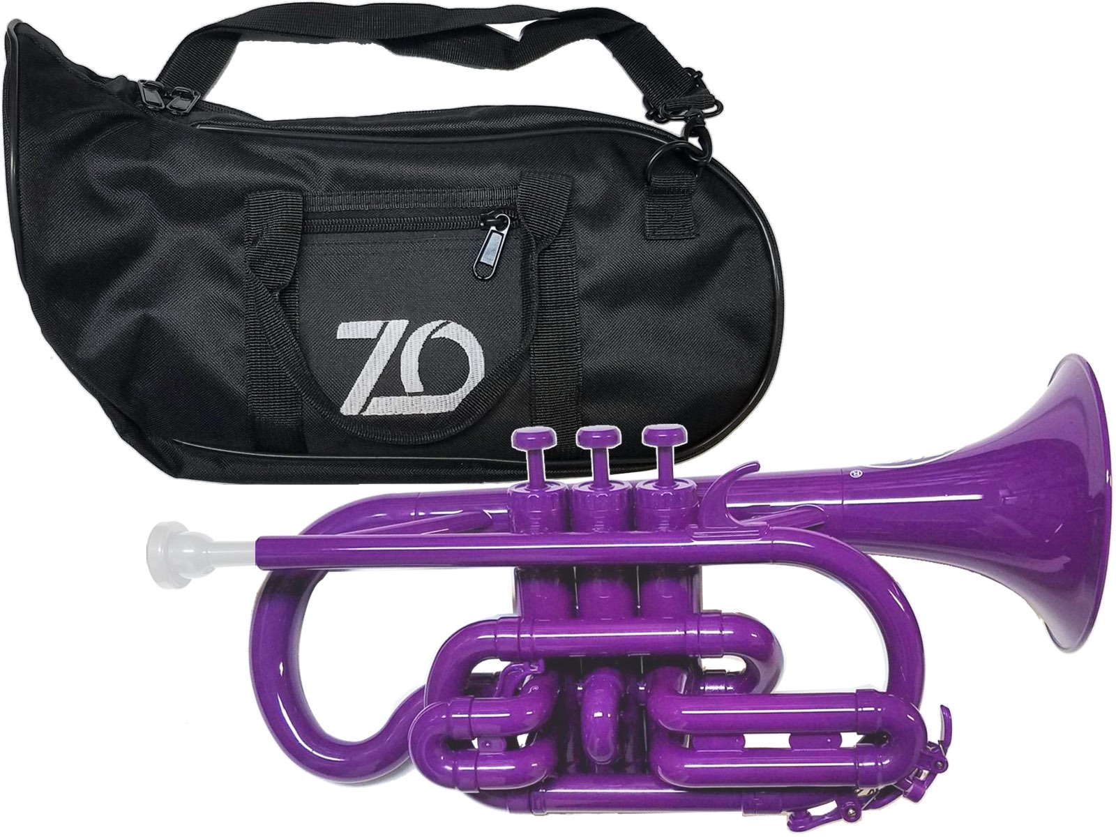 ZO ( ゼットオー ) コルネット CN-04 パープル 調整品 アウトレット プラスチック 管楽器 cornet purple 楽器　北海…