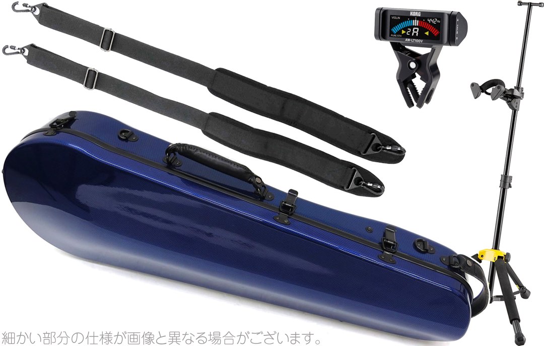 Carbon Mac ( カーボンマック ) CFA-2 スリム BLUE ビオラ ケース ブルー リュック ハードケース 青色 viola cases DS571BB AW-LT100V セット B　北海道 沖縄 離島 代引き不可