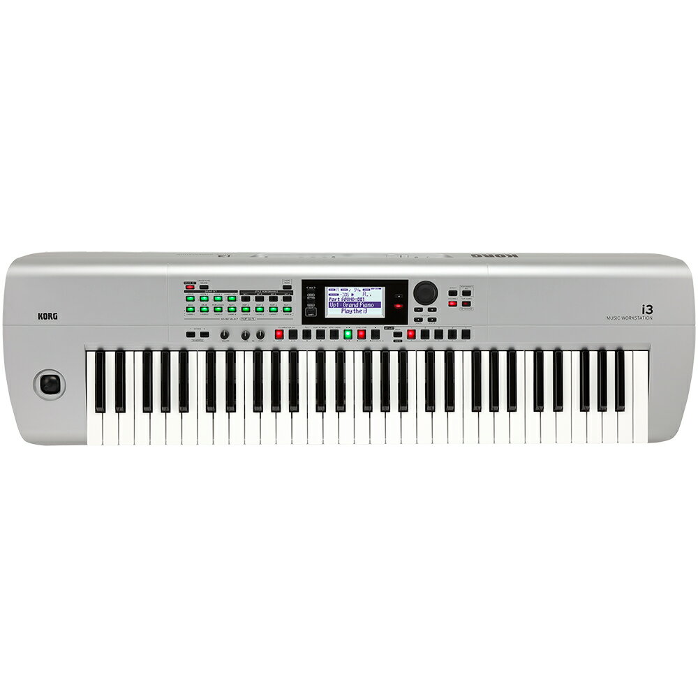 KORG ( コルグ ) i3 MS 61鍵盤 ワークステーション シンセサイザー スーパー マット シルバー