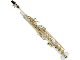 Kenny G Saxophones ( ケニーGサックス ) KGSSLS-GIV ストレート ソプラノサックス ネック一体型 銀メッキ イエローブラス 管楽器 Soprano Saxophone SILVER　北海道 沖縄 離島不可