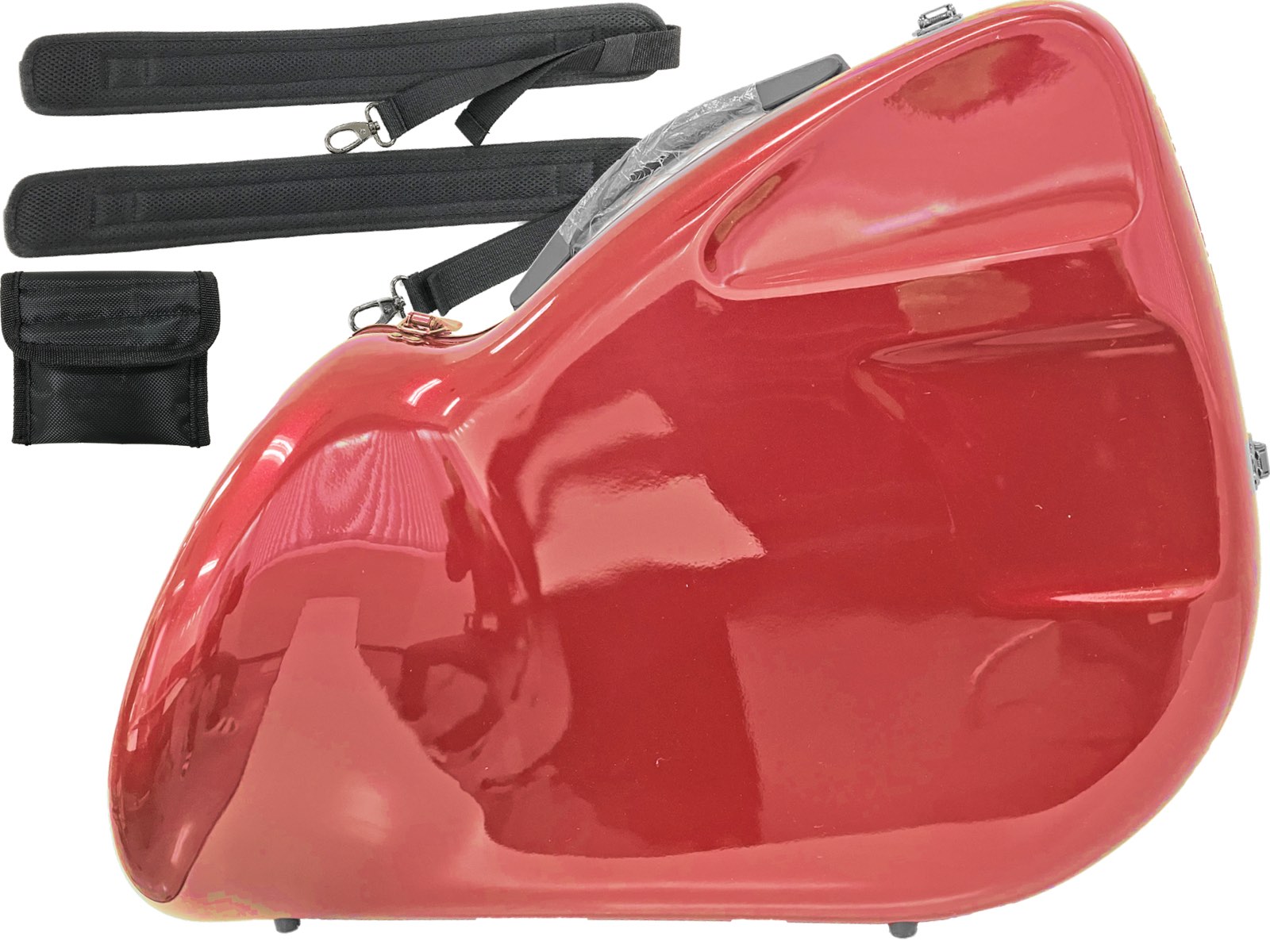 CCシャイニーケース II CC2-HRO-RD ワンピースタイプ ホルン ハードケース レッド 一体型 リュック ケース french horn cases ...