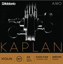 Kaplan amo Violin Strings Kaplan のヴァイオリン弦はKaplan Amo とKaplan vivo の趣向の違う2つから選択可能です。今までにない美しさと力強さを兼ね備えたプロフェッショナルモデルです。 Kaplan Amo は安らぎと華やかさ・柔軟性を与えるブライトな音色が特徴。 どちらのセットも幅広く色鮮やかな音の表現と素晴らしい弾き心地を持ち合わせています。 &nbsp; D&#39;Addario Orchestral Violin Strings　ダダリオ オーケストラ弦 バイオリン弦 ■KA310 3/4M KAPLAN AMO Violin Strings SET ■Kaplan amo Violin String Set ■3/4 Scale 4分の3サイズ ■Medium Tension ミディアムテンション※パッケージに変更がでる場合があります。 弦切れなど保証はありません。 &nbsp;