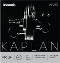 Kaplan Vivo Violin Strings Kaplan のヴァイオリン弦はKaplan Amo とKaplan vivo の趣向の違う2つか ら選択可能です。今までにない美しさと力強さを兼ね備えたプロフェッショナルモデルです。 Kaplan Vivoはドラマチックかつクリアで品のあるダークな音色が特徴。 どちらのセットも幅広く色鮮やかな音の表現と素晴らしい弾き心地を持ち合わせています。 &nbsp; D&#39;Addario Orchestral Violin Strings　ダダリオ オーケストラ弦 バイオリン弦 ■KV310 1/4M KAPLAN VIVO Violin Strings SET ■Kaplan Vivo Violin String Set ■1/4 Scale 4分の1サイズ ■Medium Tension ミディアムテンション※パッケージに変更がでる場合があります。 弦切れなど保証はありません。 &nbsp;