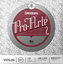 Pro・Arte Violin Strings Pro・Arte Violin Strings はナイロン芯線の採用により温かみのある音が特徴。弦が馴染むのが早く中級者〜アマチュア・プレイヤーにお勧めのバイオリン弦です。 &nbsp; D&#39;Addario Orchestral Violin Strings　ダダリオ オーケストラ弦 バイオリン弦 ■J56 1/4M PROARTE Violin Strings SET ■Pro・Arte Violin Strings ■1/4 Scale 4分の1サイズ ■Medium Tension ミディアムテンション※パッケージに変更がでる場合があります。 弦切れなど保証はありません。 &nbsp;