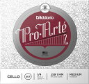 D'Addario ( __I ) J59 1/4M PROARTE `F 4{ Zbg vAe 1/4 ProEArte Cello Strings set Medium Tension@kC  s