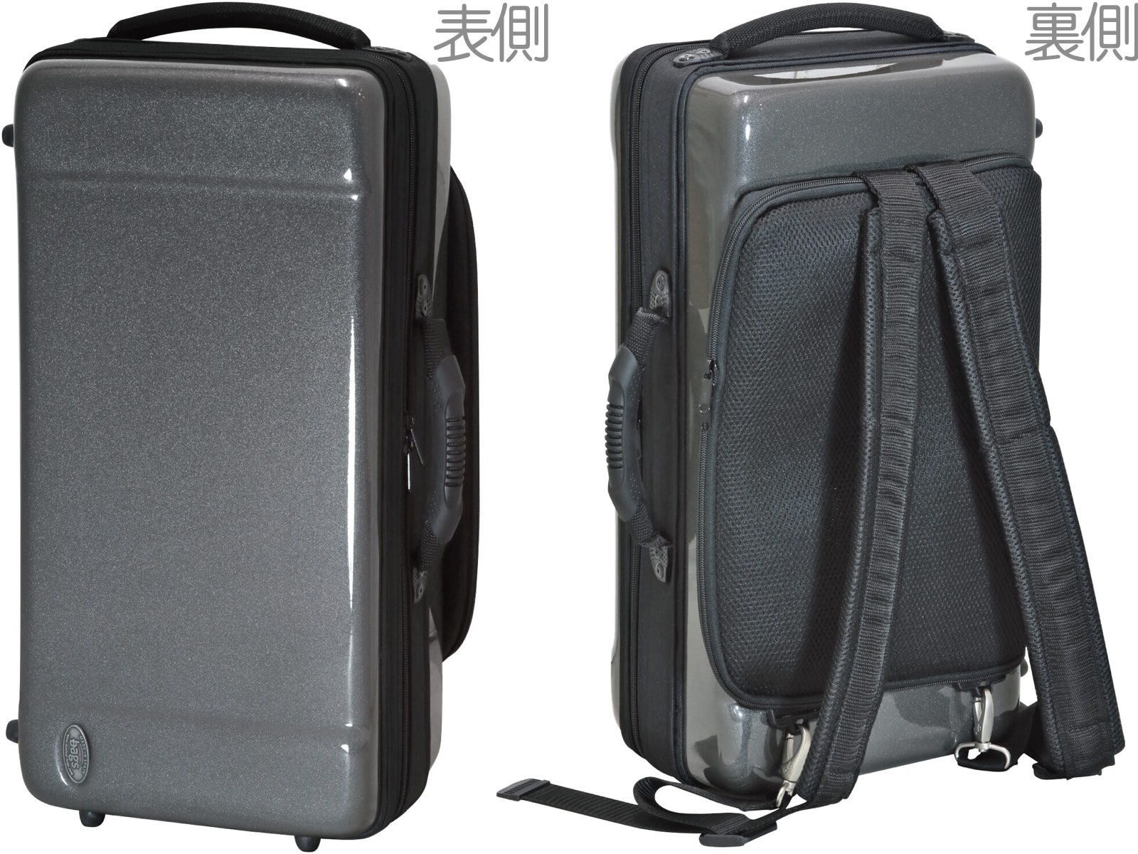 bags ( バッグス ) EF2TRFH M-GREY トランペット フリューゲルホルン ダブルケース メタリックグレー ハードケース　北海道 沖縄 離島 代引き 同梱不可