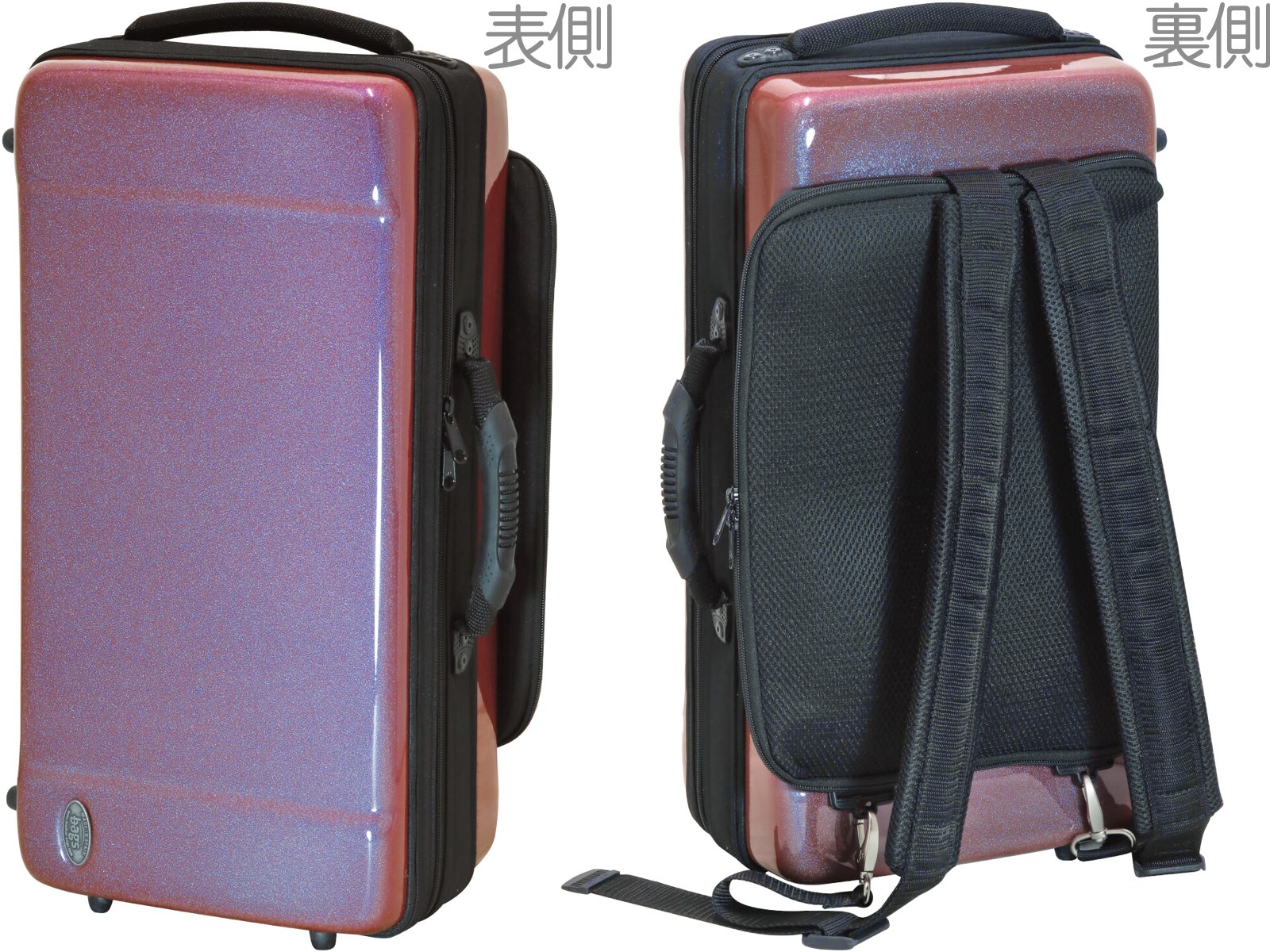 bags ( バッグス ) EF2TRFH I-FUCHSIA トランペット フリューゲルホルン ダブルケース イノフクシア ハードケース　北海道 沖縄 離島 代引き 同梱不可