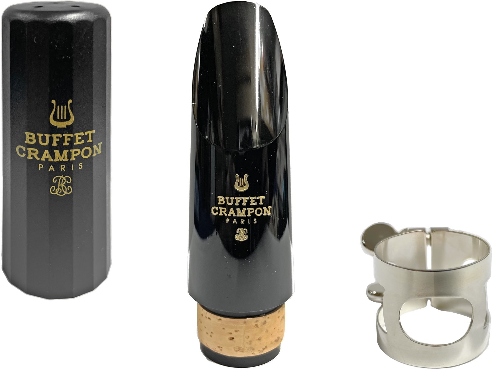 Buffet Crampon ( クランポン ) クラリネット マウスピース リガチャー 樹脂製マウスピースキャップ セット Bb Clarinet mouthpieces ligature capset 北海道 沖縄 離島不可