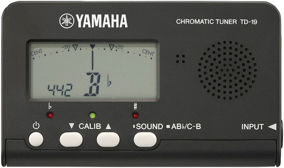 【メール便出荷品】 YAMAHA ( ヤマハ ) TD-19BK クロマチックチューナー ブラック 楽器 吹奏楽 ブラスバンド オーケストラ 音合わせ チ..