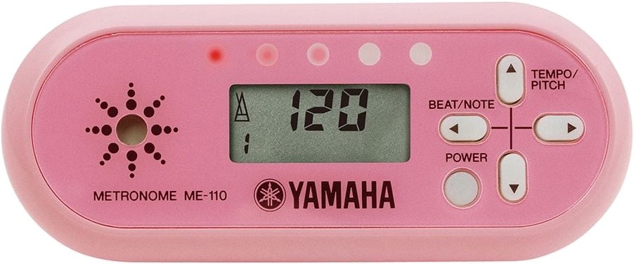 【メール便出荷品】 YAMAHA ( ヤマハ ) ME-110PK ピンク 電子 メトロノーム 軽量 スリムタイプ ME-110 electronic metronome PINK　北海道 沖縄 離島不可