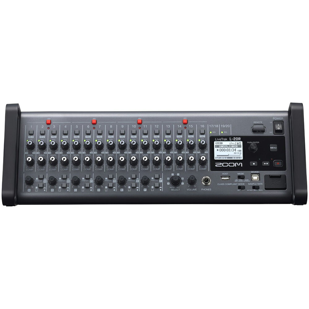 ZOOM ( ズーム ) LiveTrak L-20R MTR ミキサー【取り寄せ商品 】